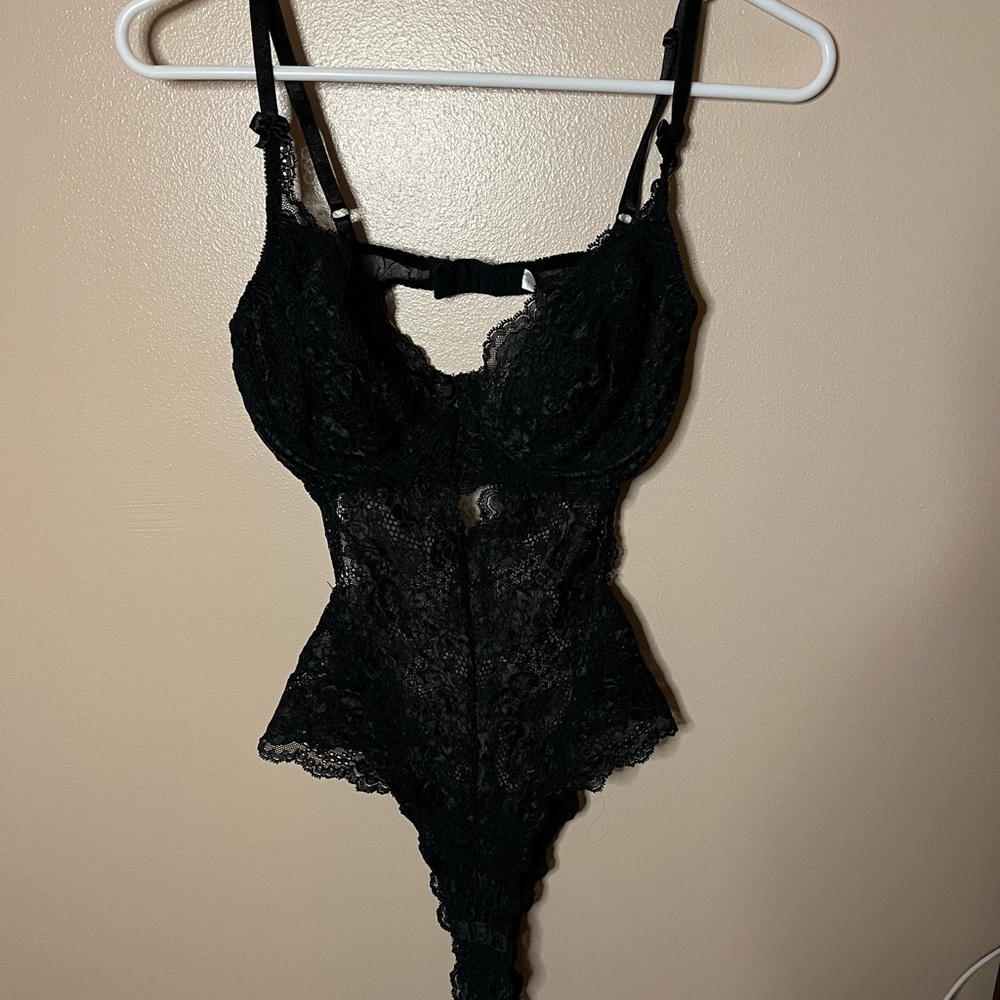 Vintage Victoria's Secret Black Lace Lingerie